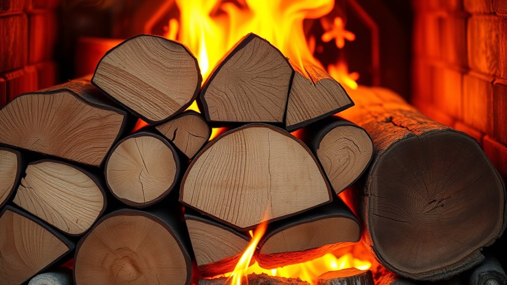 wood type influences heat