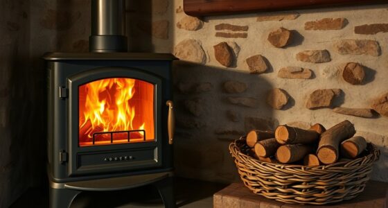advantages and disadvantages of wood heating