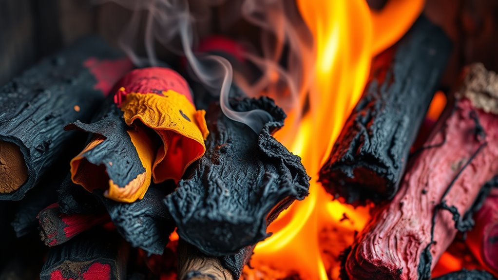 avoid burning chemical treated wood