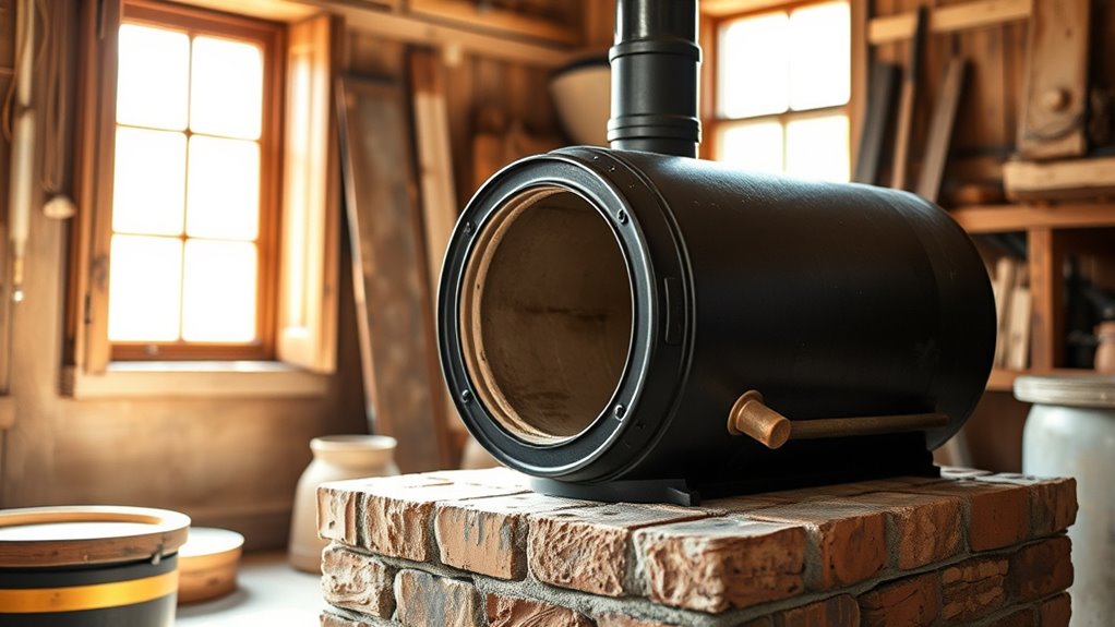 build diy rocket heater