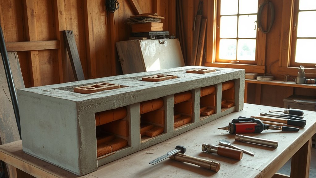 build durable thermal mass