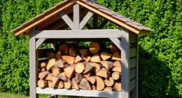 build your own firewood shed