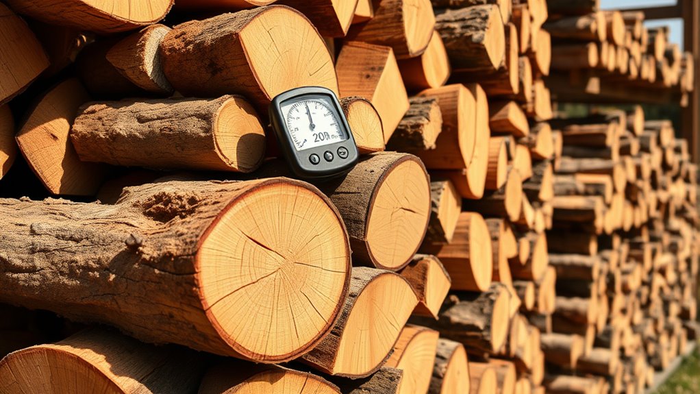 check wood moisture levels