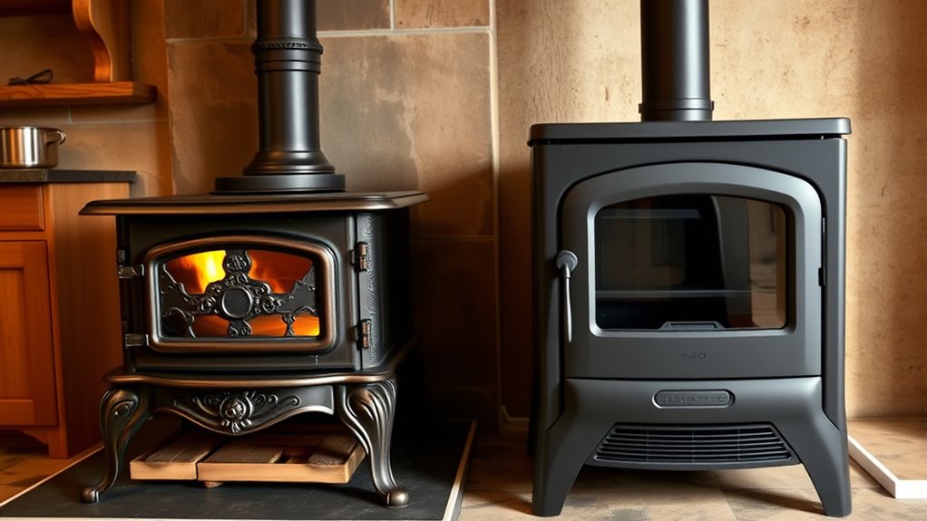 cooking features and insulation