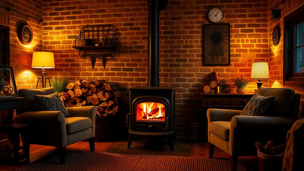 cozy rustic home centerpiece