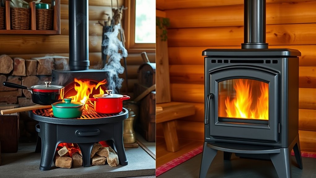 efficient low emission wood burning