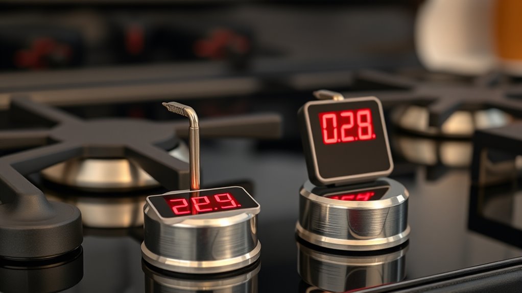 ensure accurate thermometer placement