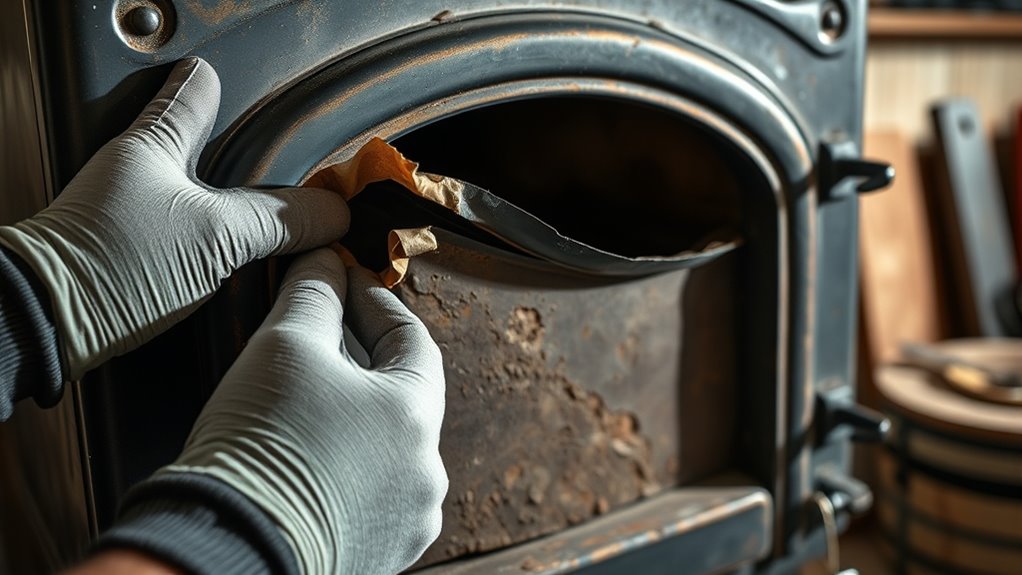 ensure gasket proper installation