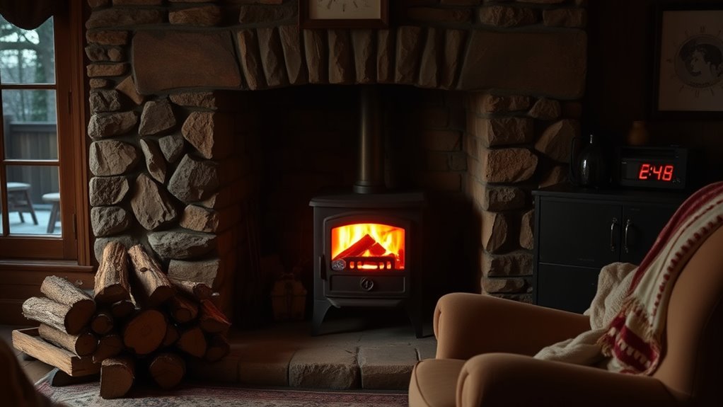ensure safe overnight stove use
