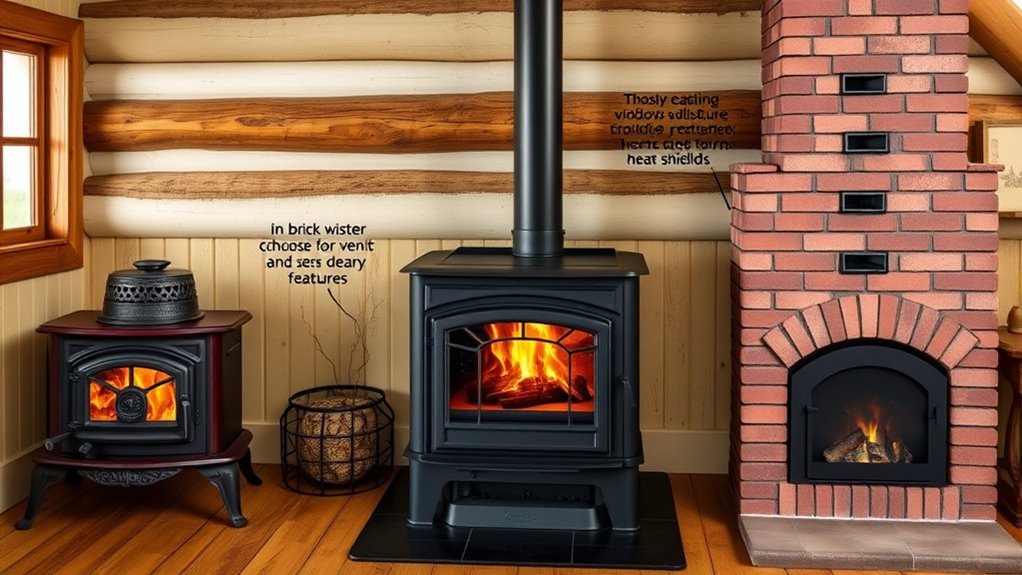 essential wood stove features