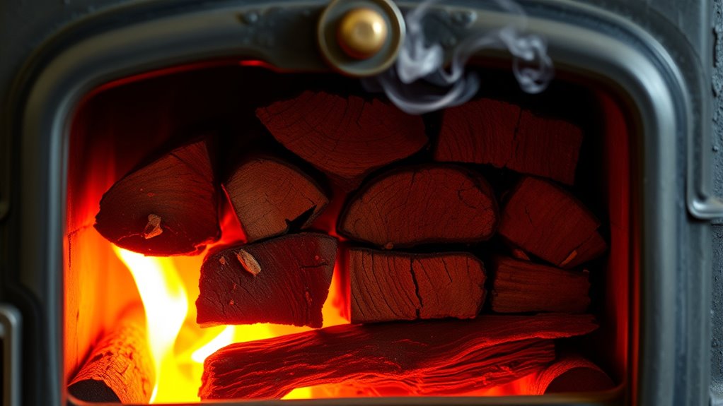 hardwood for efficient burning