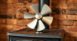 heat activated stove fans