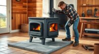 install small wood stove safely