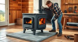 install small wood stove safely