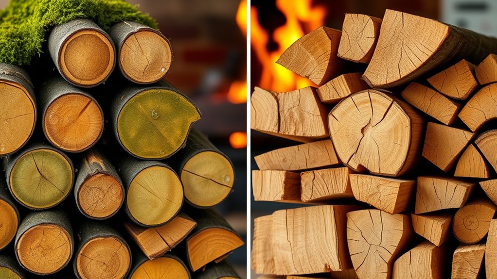 measure moisture for efficient burning