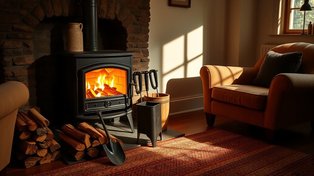 modern automated wood heating