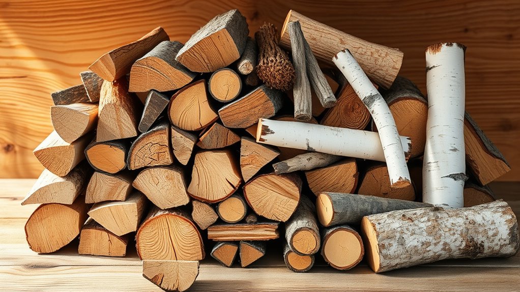 optimal firewood selection and preparation