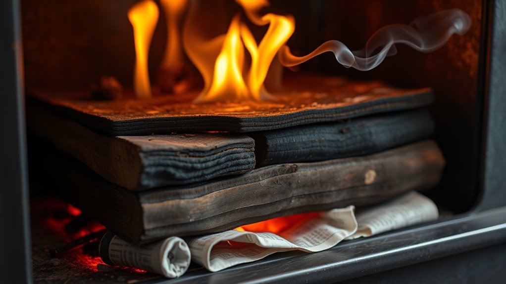 optimize fire burn efficiency