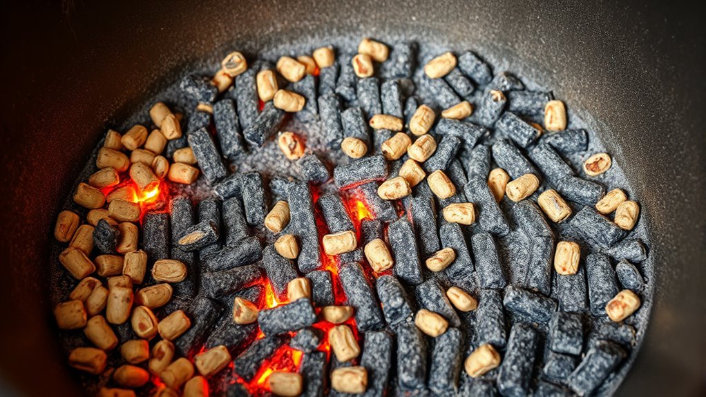 optimize pellet stove combustion