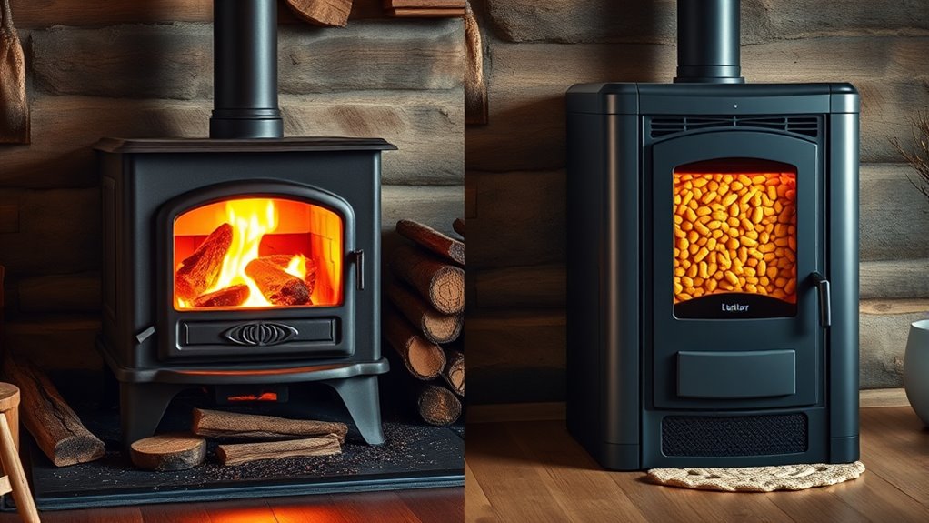 pellet stoves offer higher efficiency