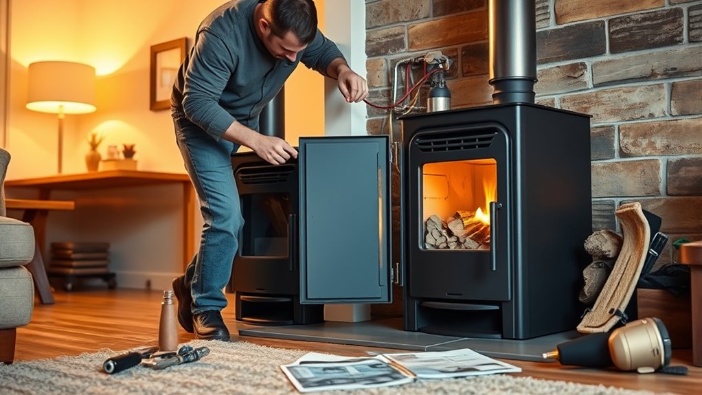 pellet vs wood stove costs