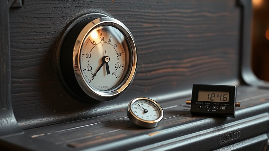 precise stove temperature monitoring