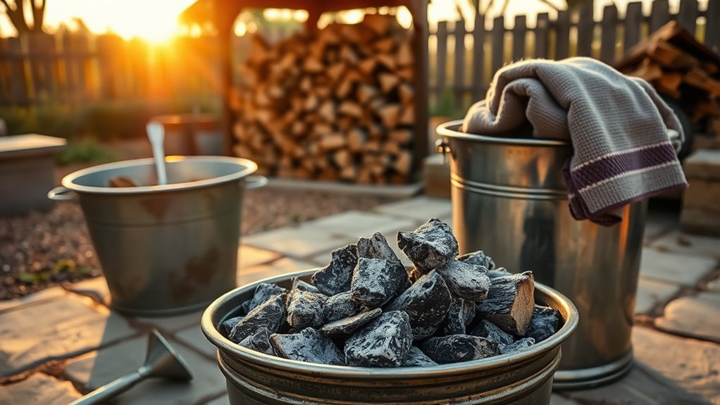 proper cooled ash disposal