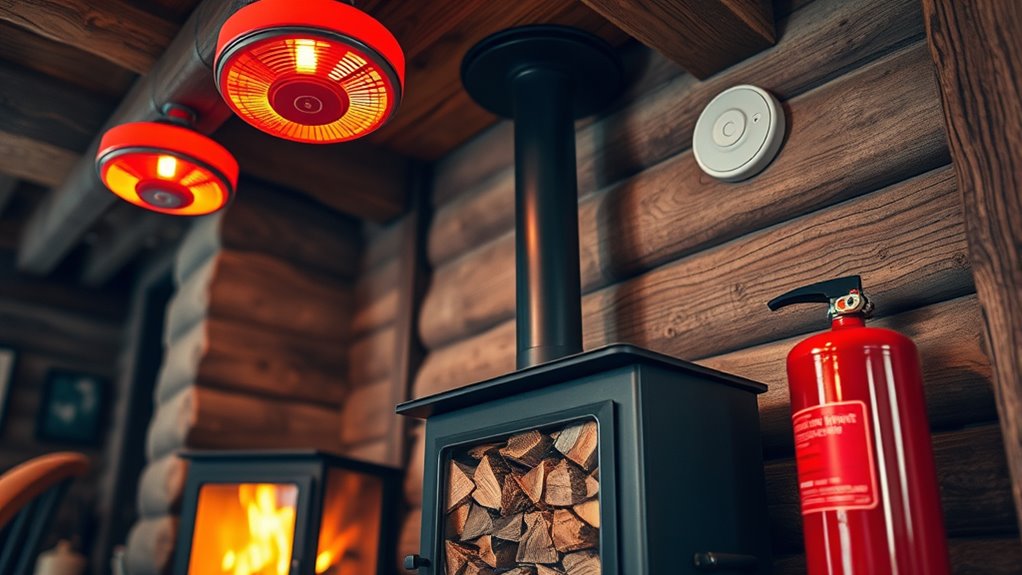 proper firewood and combustible storage