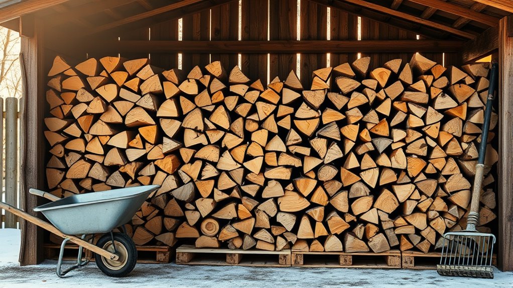 proper firewood storage techniques