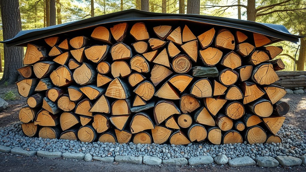 proper stacking and covering