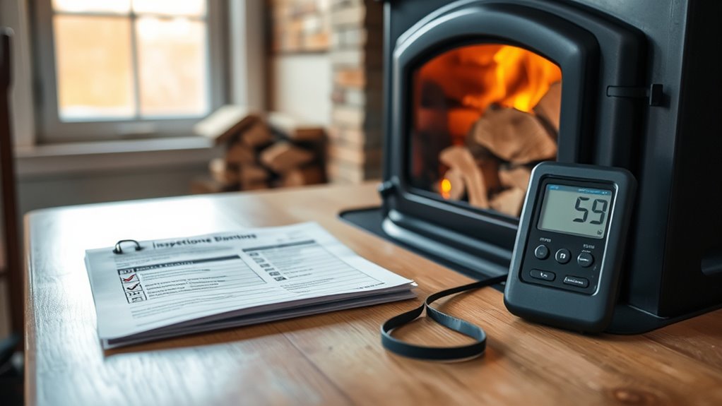 routine stove maintenance and inspection