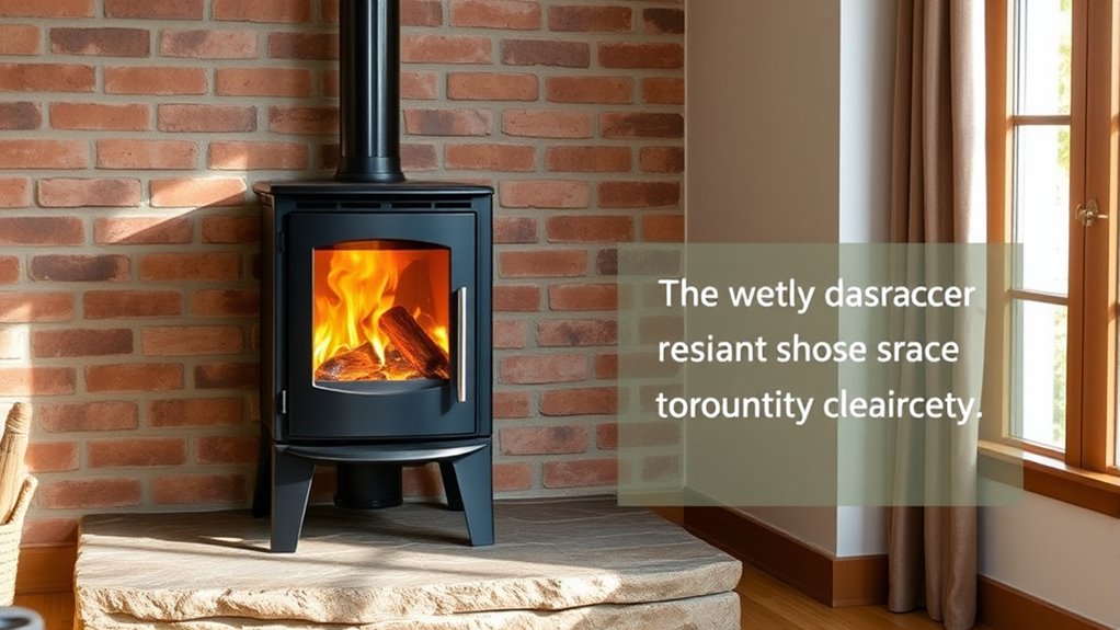 safe strategic stove placement