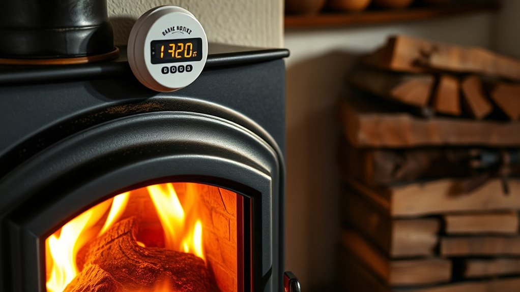 safe wood stove use