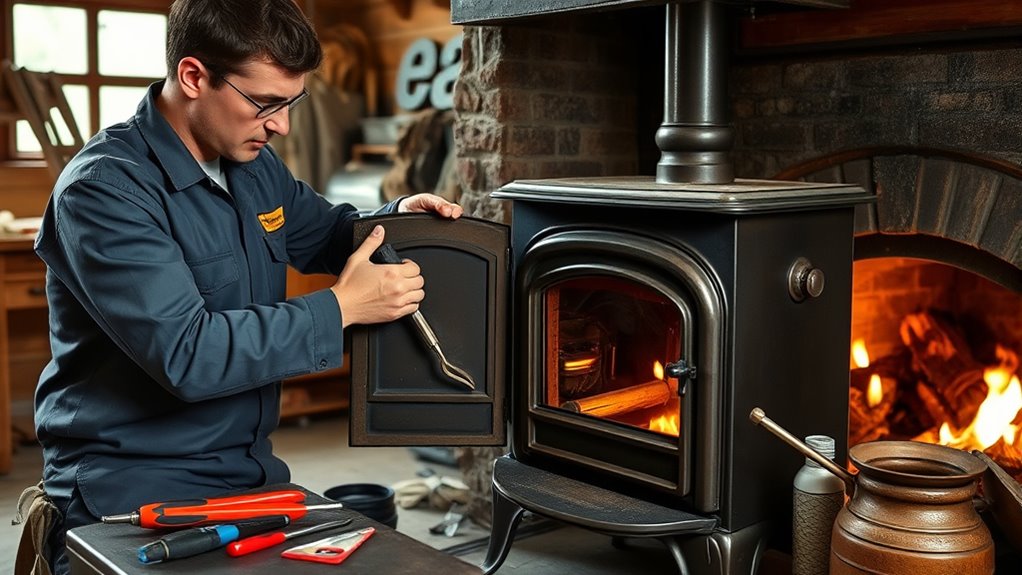 schedule regular stove inspections