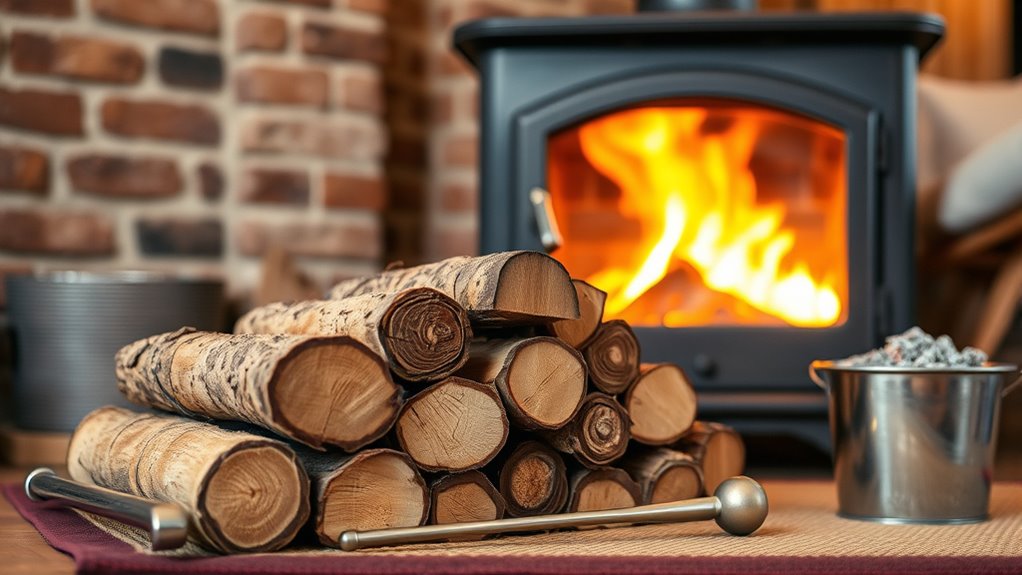seasoned hardwood firewood storage