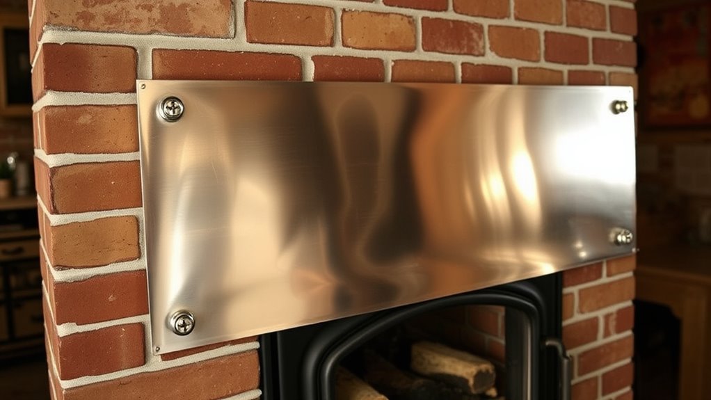 secure heat shield installation
