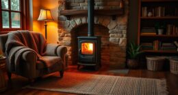 small stove heats whole home