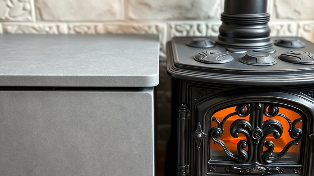 soapstone retains heat longer