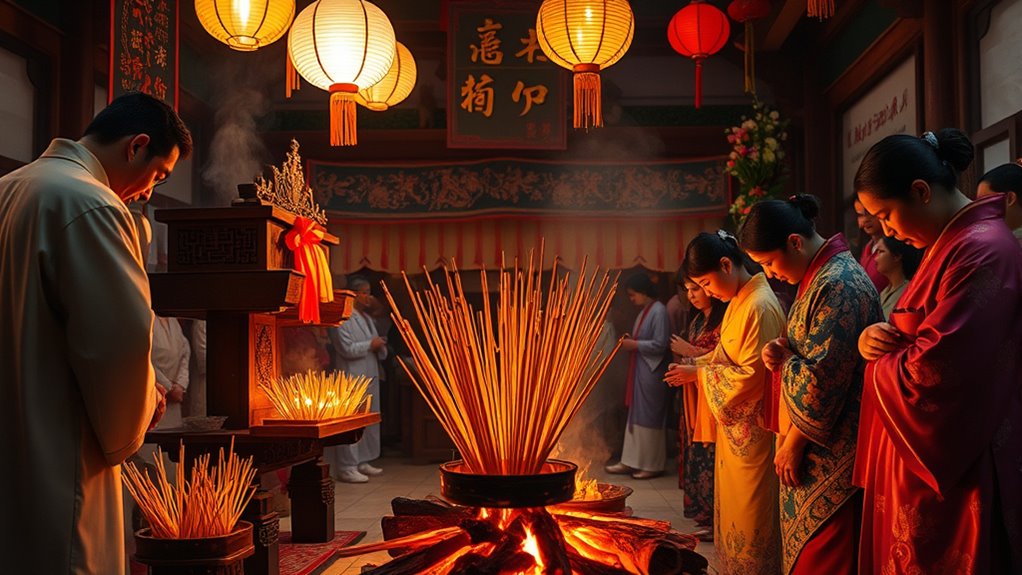 spiritual rituals with burning