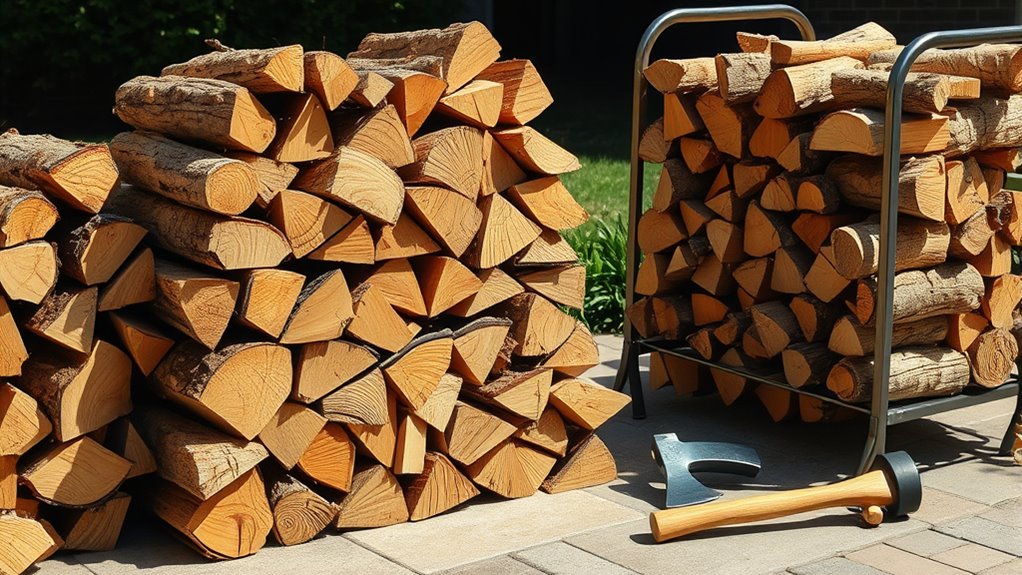 store firewood safely indoors