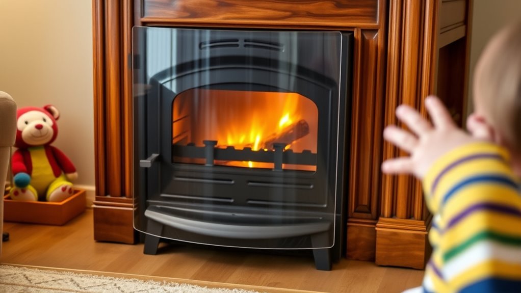 stove safety barrier options