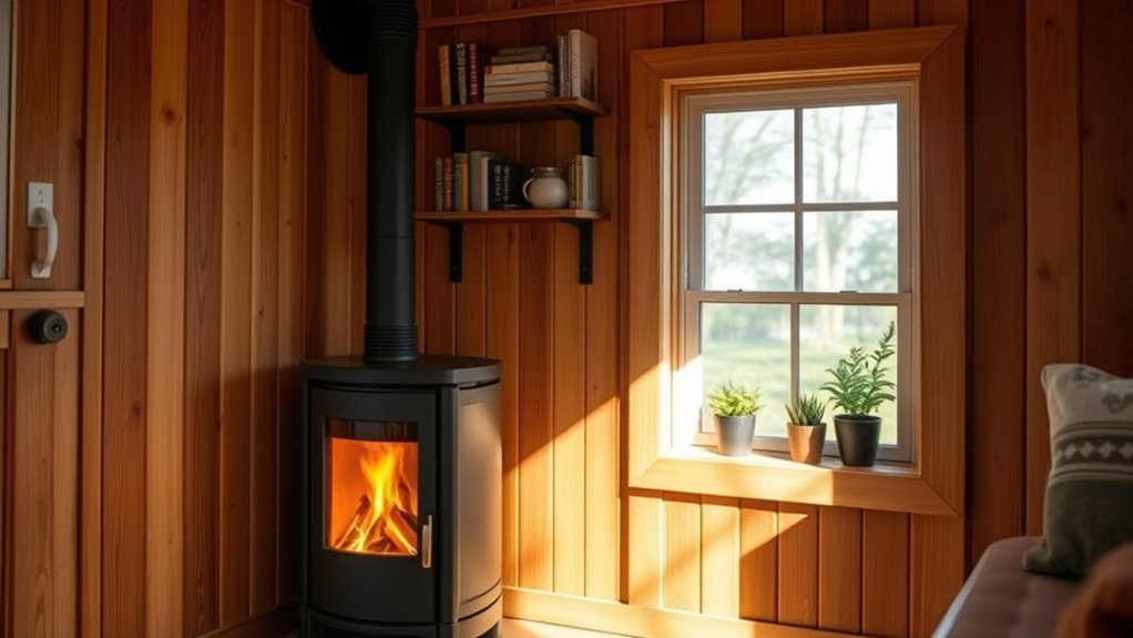 tiny house pellet stove