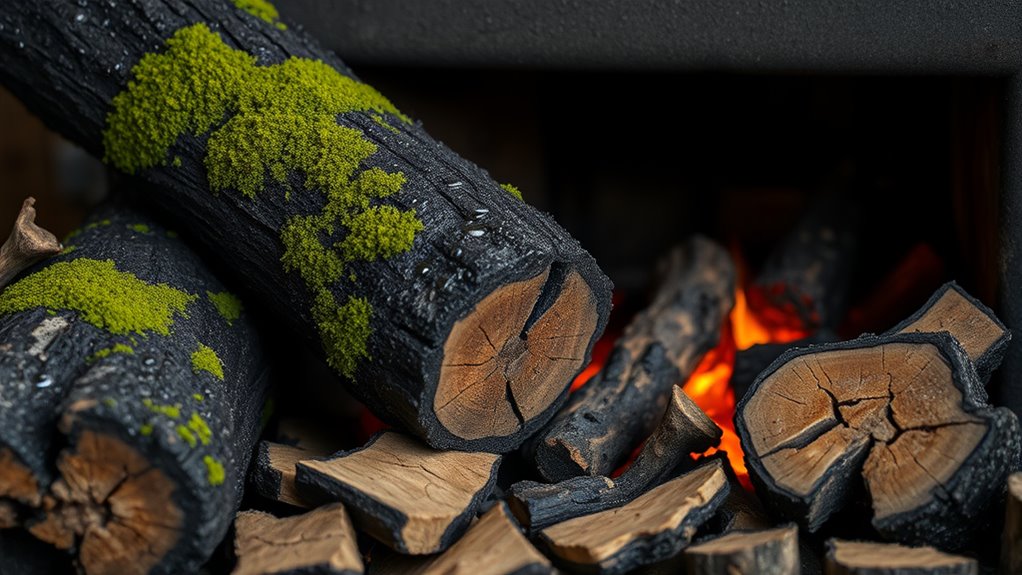 use properly seasoned firewood