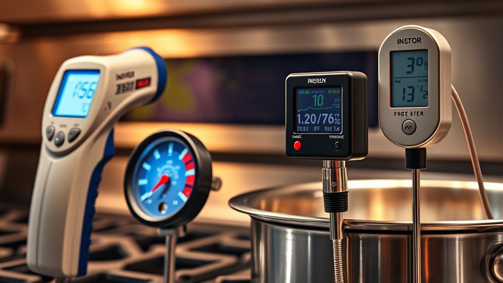 various stove temperature monitoring
