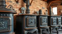 vintage wood stove restoration