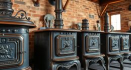 vintage wood stove restoration