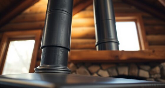 wood stove chimney installation