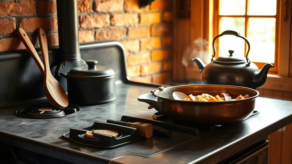 wood stove cooking accessories