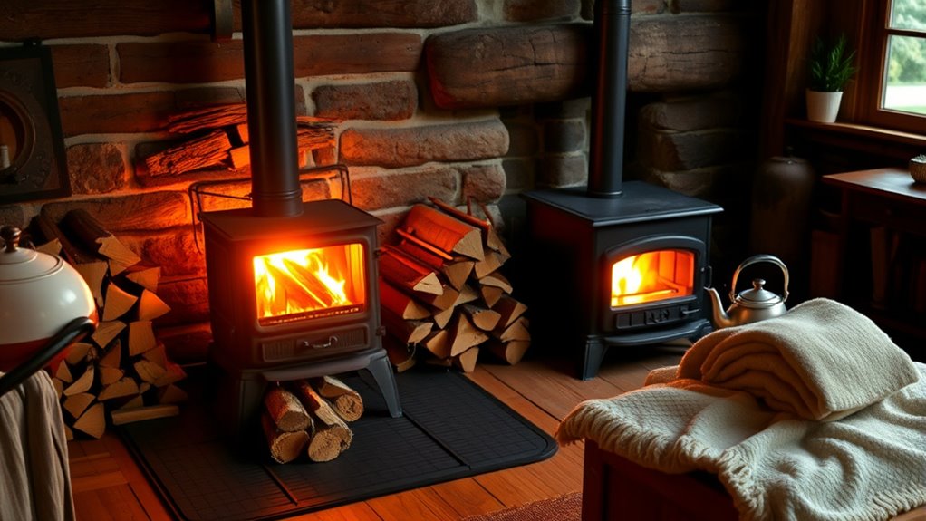 wood stove fire safety