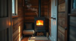 wood stove heating efficiency